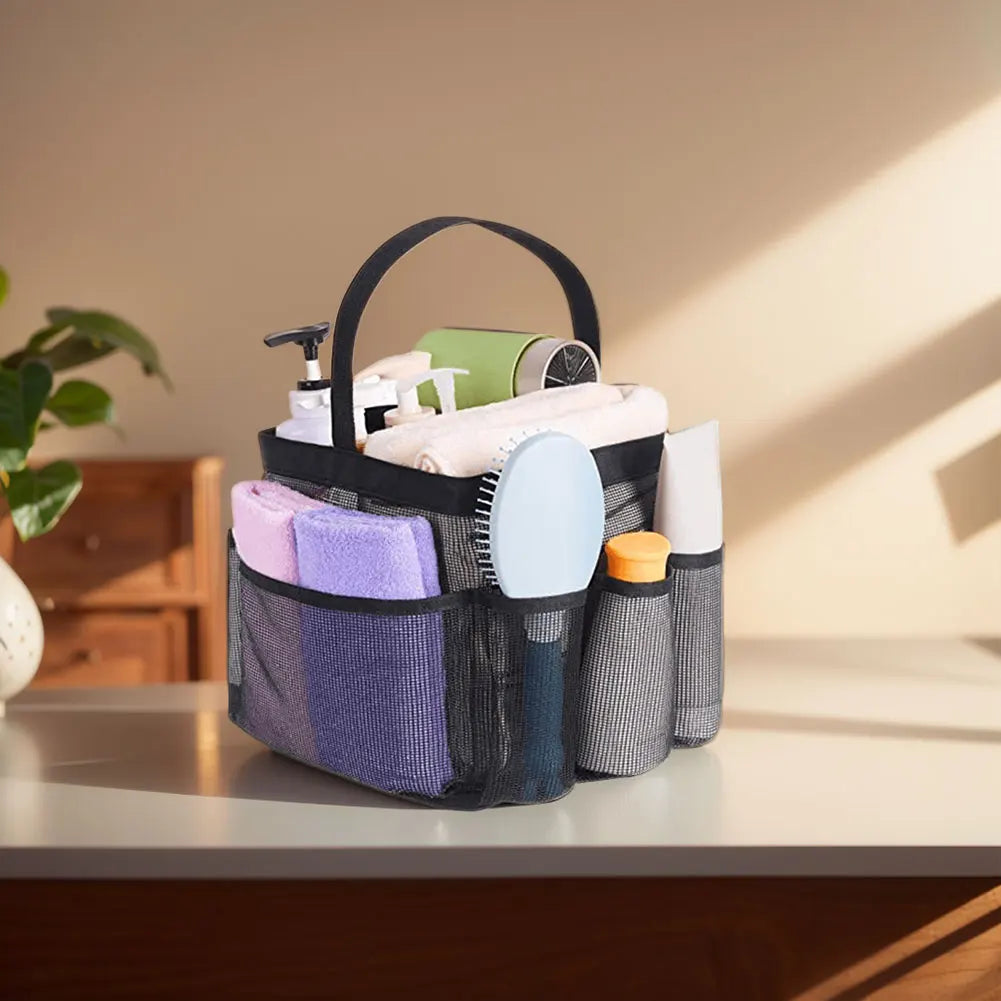 Multi-pockets Shower Tote Bag with Handle