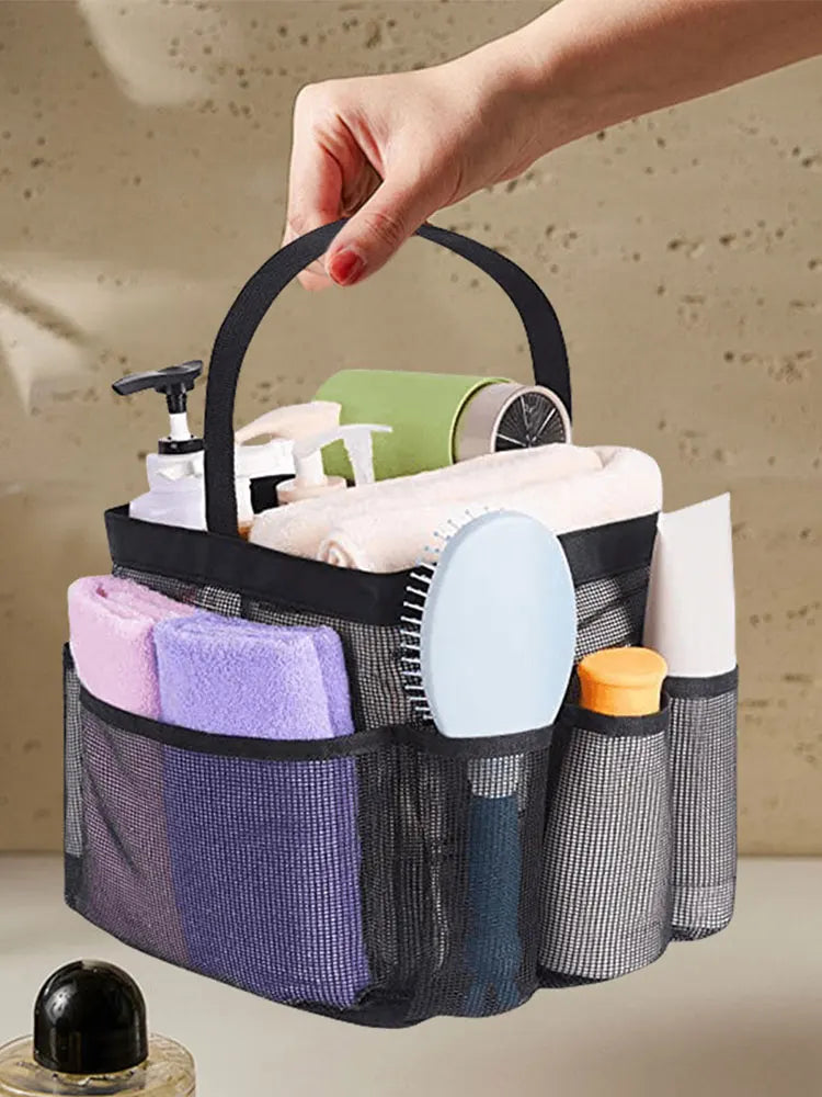 Multi-pockets Shower Tote Bag with Handle